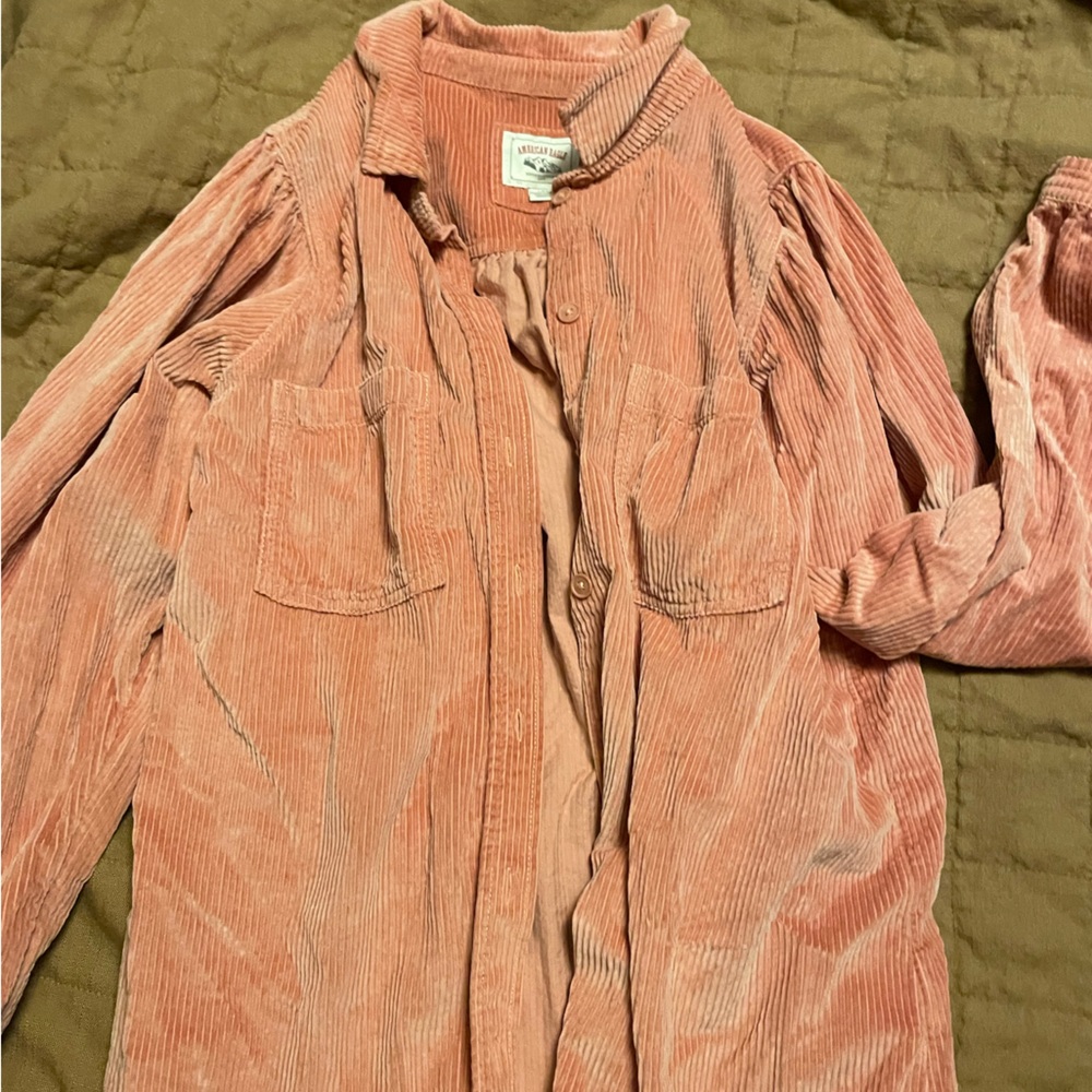 American Eagle corduroy button-down